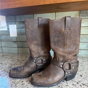 Frye Dark Brown Leather Boots